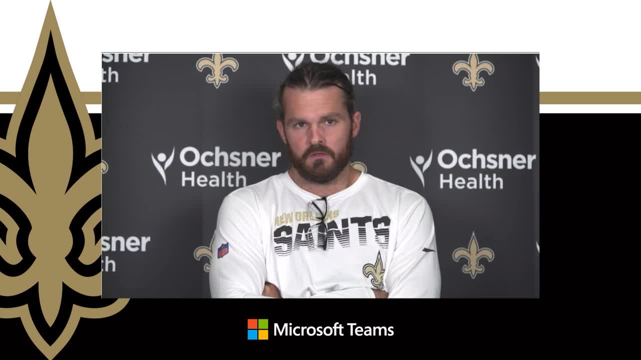 Saints punter Thomas Morstead training camp media