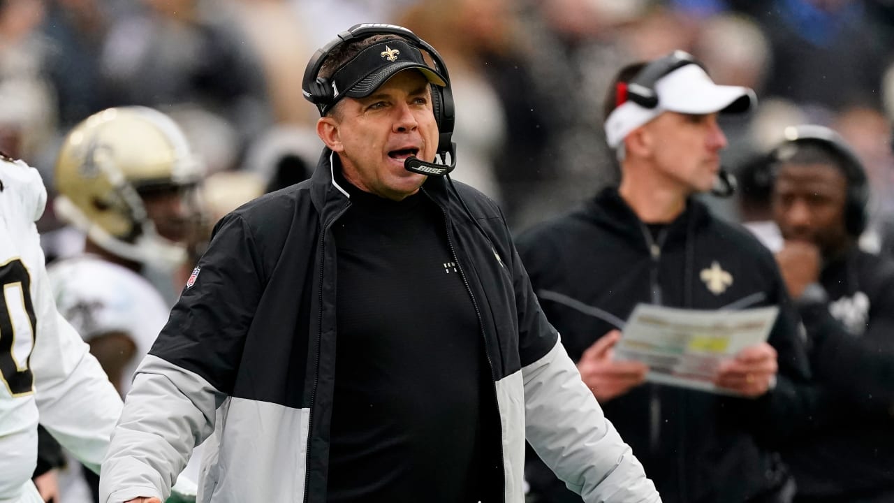 Saints Coach Sean Payton talks about Carolina Panthers game