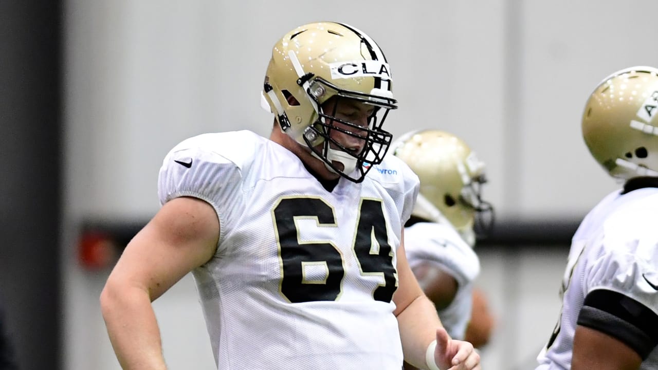 New Orleans Saints rookie offensive lineman Will Clapp showing versatility