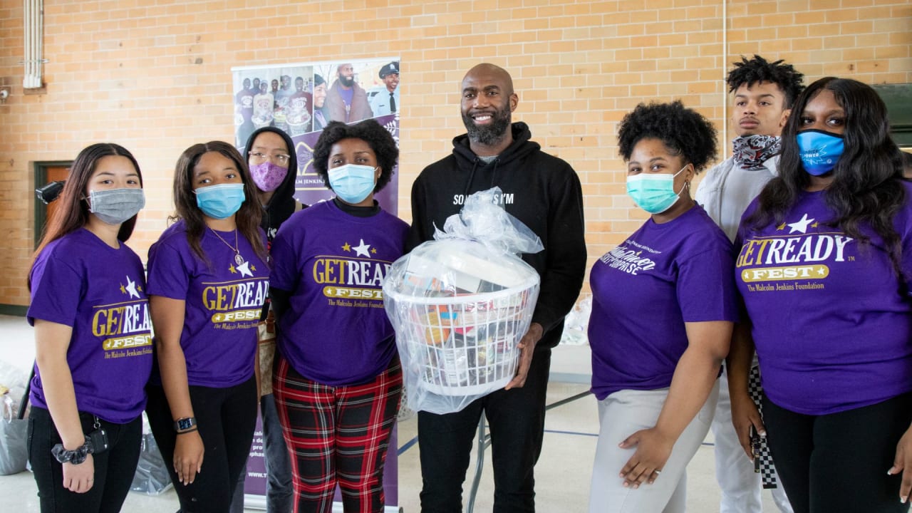 Malcolm Jenkins, Old Spice team up to inspire students