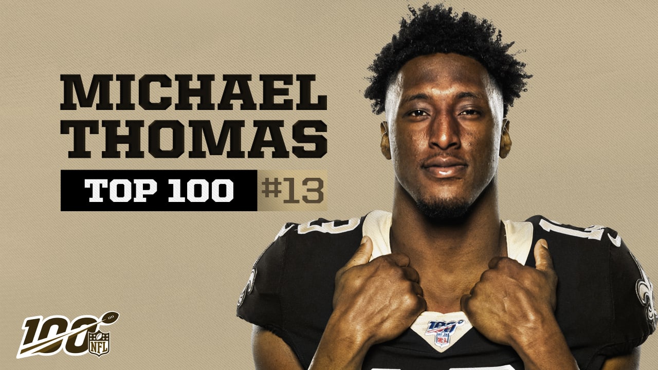 New Orleans Saints stars Michael Thomas and Alvin Kamara come in at 13 and  14 on NFL Network's Top 100 list