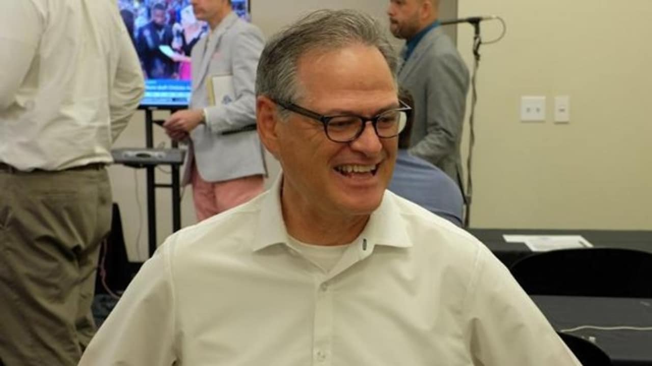 Loomis addresses the media after Draft Day 2