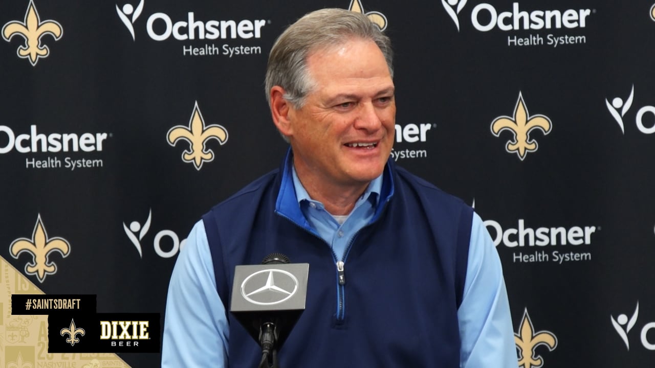 Saints Draft 2019 Mickey Loomis Post Draft Press Conference