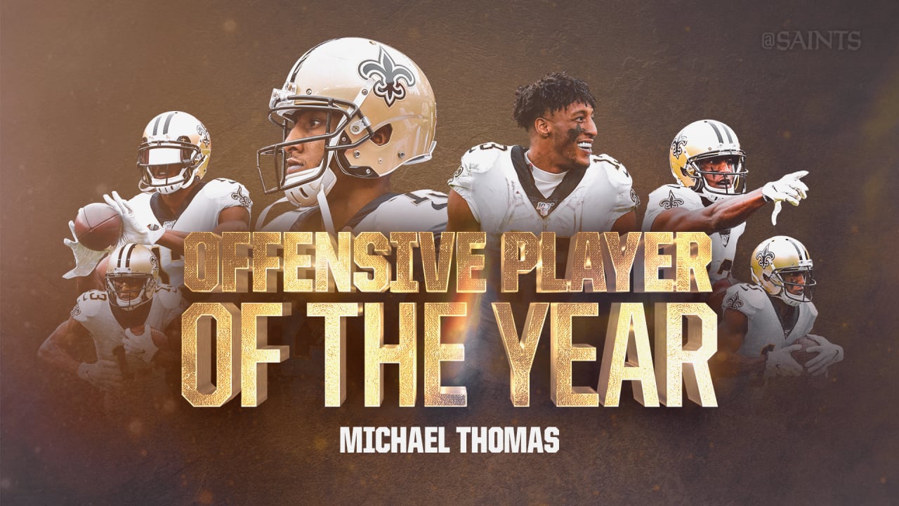 New Orleans Saints wideout Michael Thomas named Associated Press NFL  Offensive Player of the Year