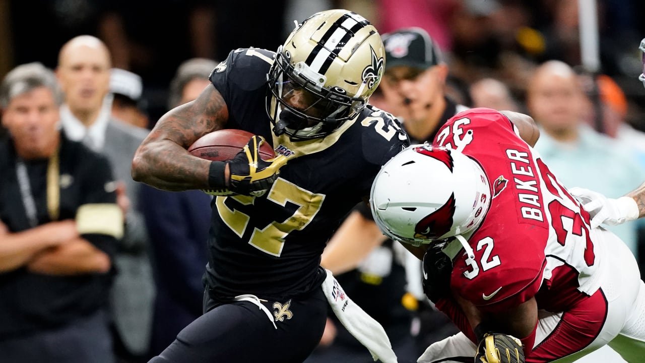 New Orleans Saints running back Dwayne Washington (24) in action during an  NFL football game against the Minnesota Vikings at Tottenham Hotspur  Stadium, Sunday, Oct. 2, 2022, in London. The Minnesota Vikings