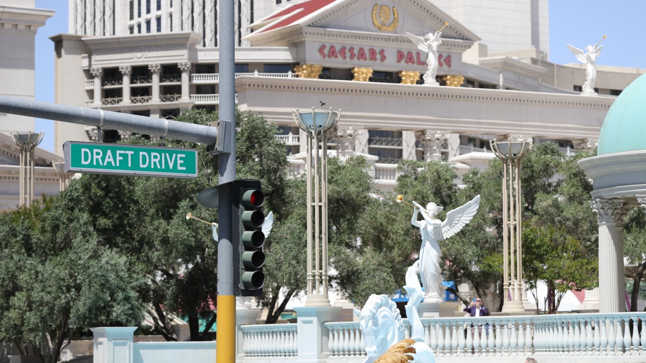 PHOTOS: 2022 NFL Draft on the Las Vegas Strip Day 1