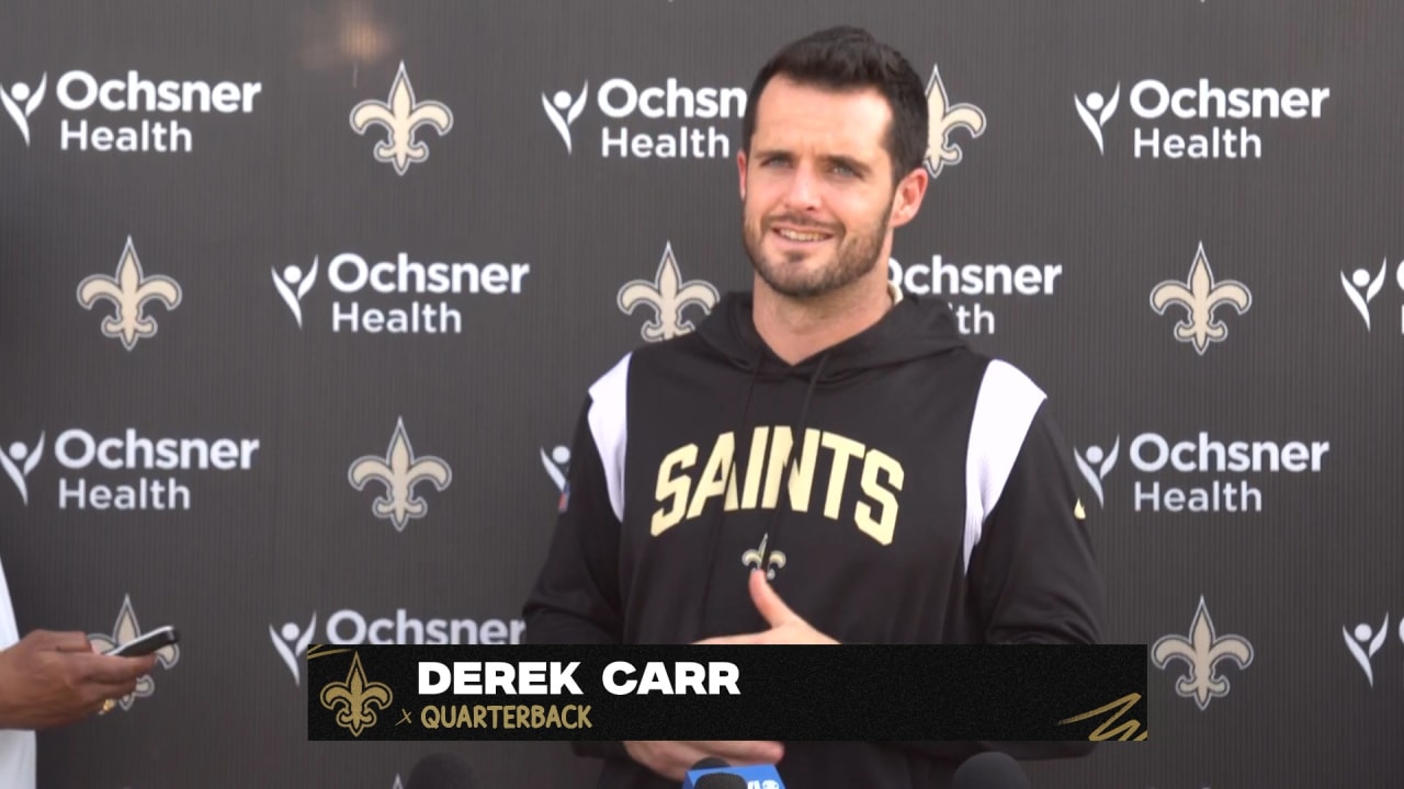 Saints name seven captains for 2023, headlined by Derek Carr - NBC Sports