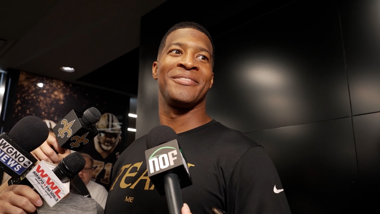 Jameis Winston talks Alvin Kamara return, game against Tampa Bay