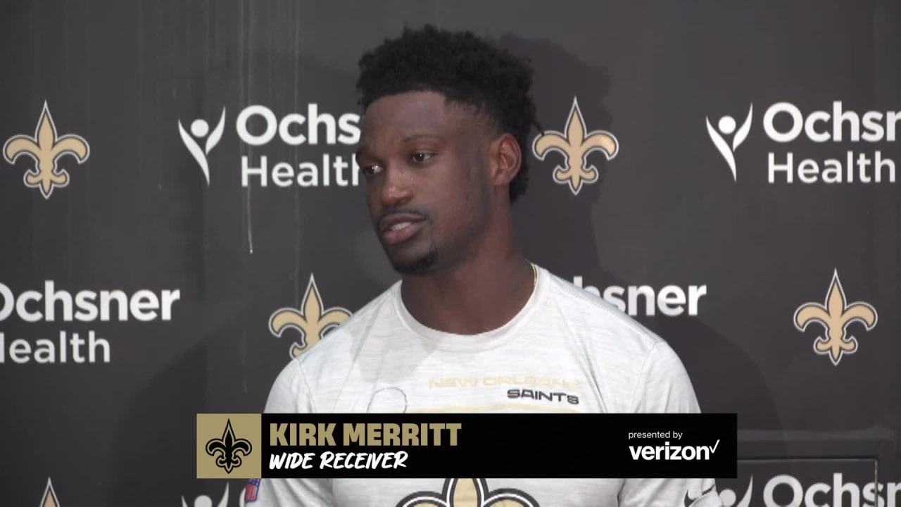 Saints open another practice squad spot by releasing RB Kirk Merritt