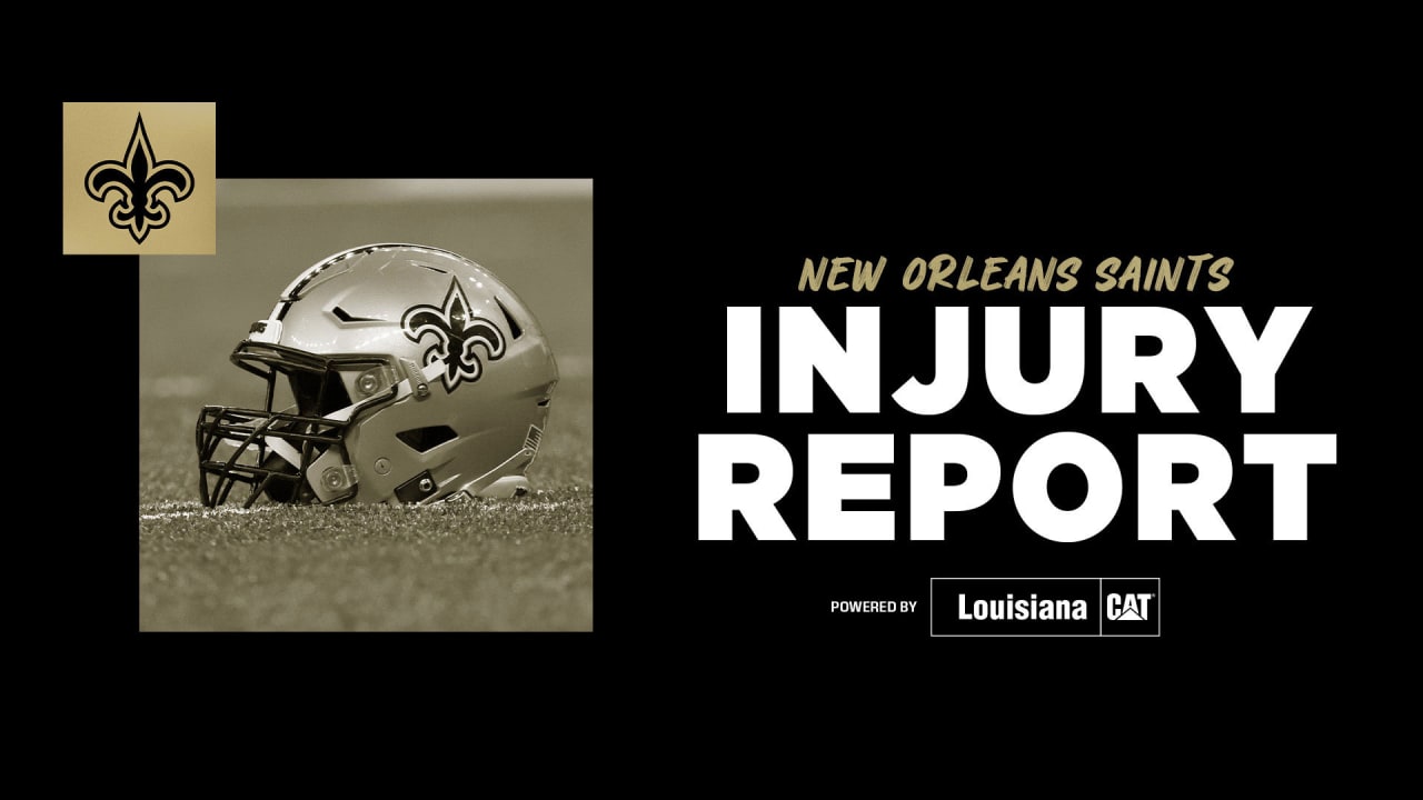 Saints Thursday Injury Report: 2022 Week 12 vs. San Francisco 49ers