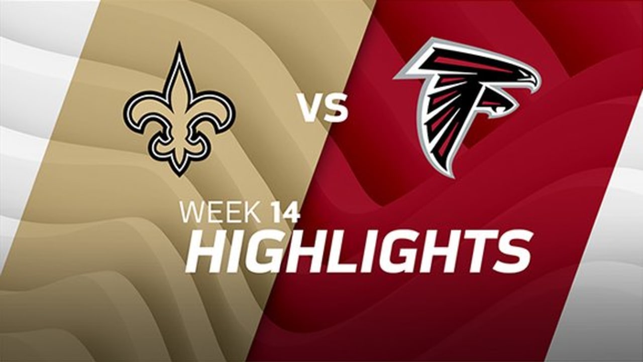 Saints vs. Falcons  NFL Week 14 Game Highlights 