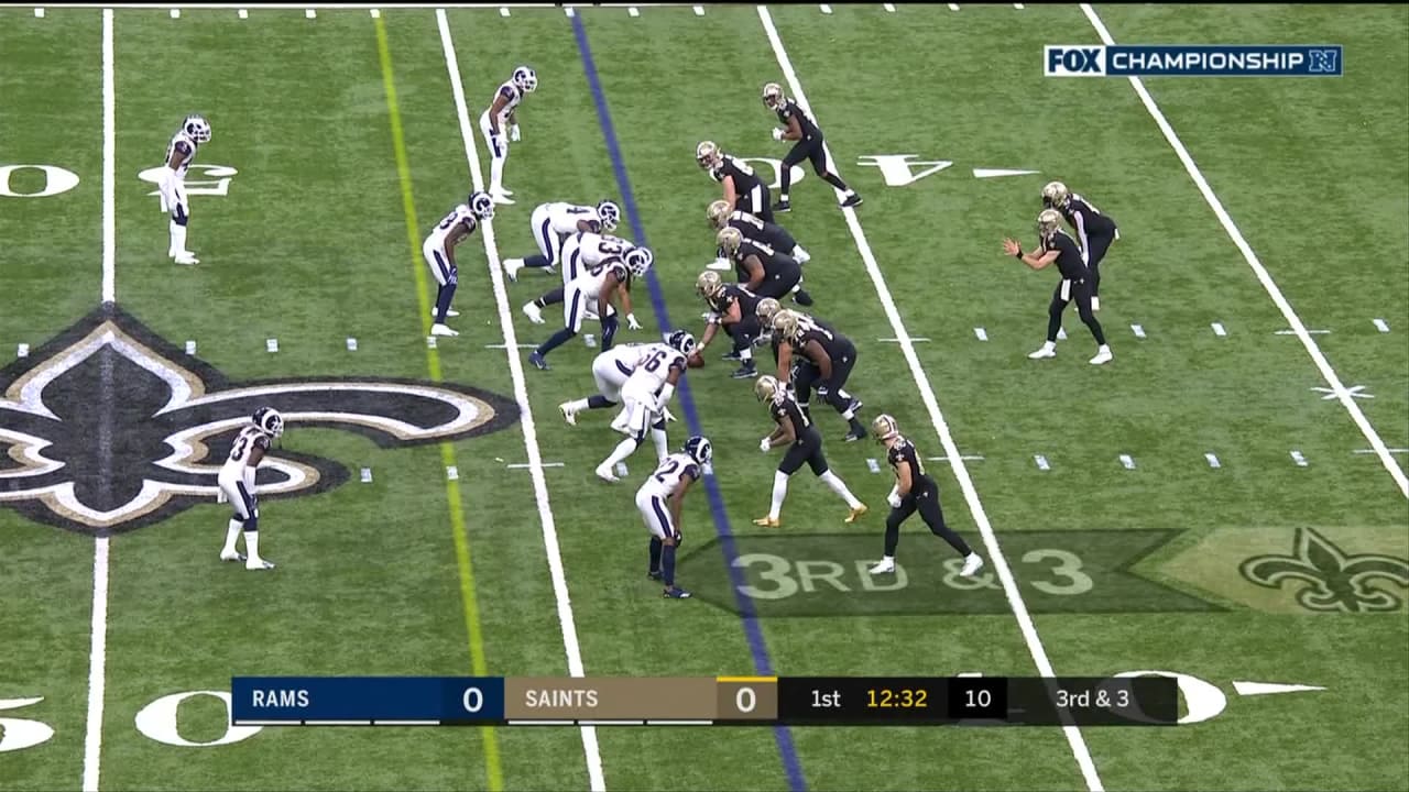 Drew Brees' best throws against the Rams