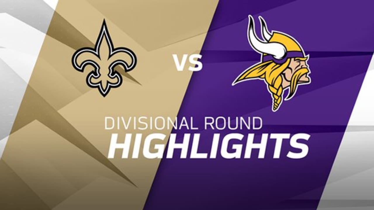 Saints vs. Vikings highlights NFC Divisional Round