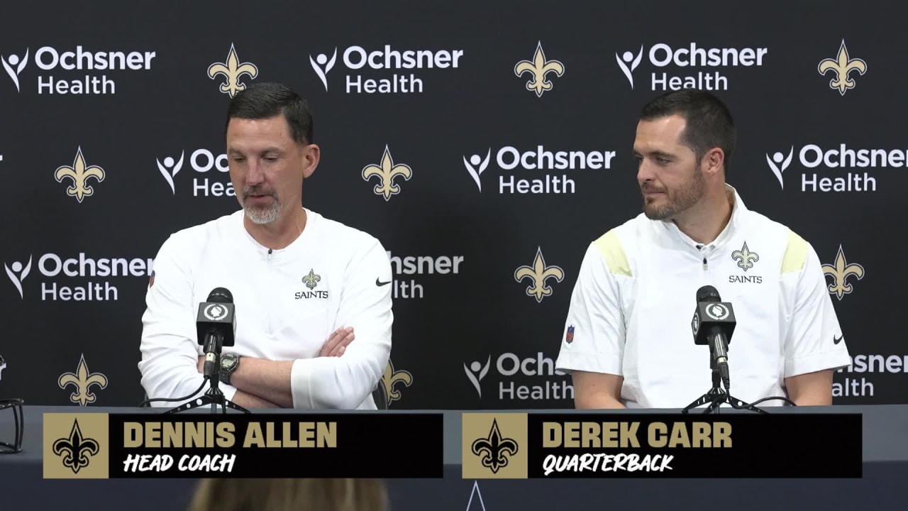 Saints HC Dennis Allen 'not satisfied' after Week 1 win - A to Z Sports