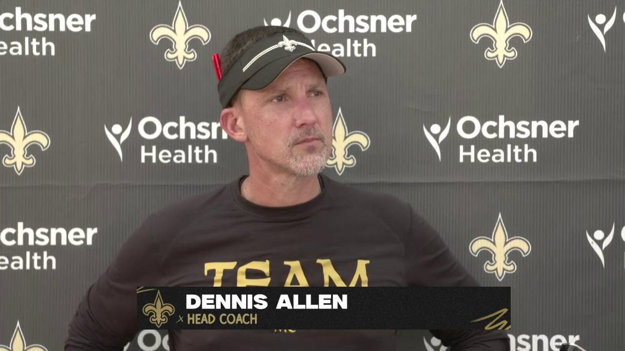 2023 NFL OTAs: Head Coach Dennis Allen Talks Saints OTA Practice 5/23/2023