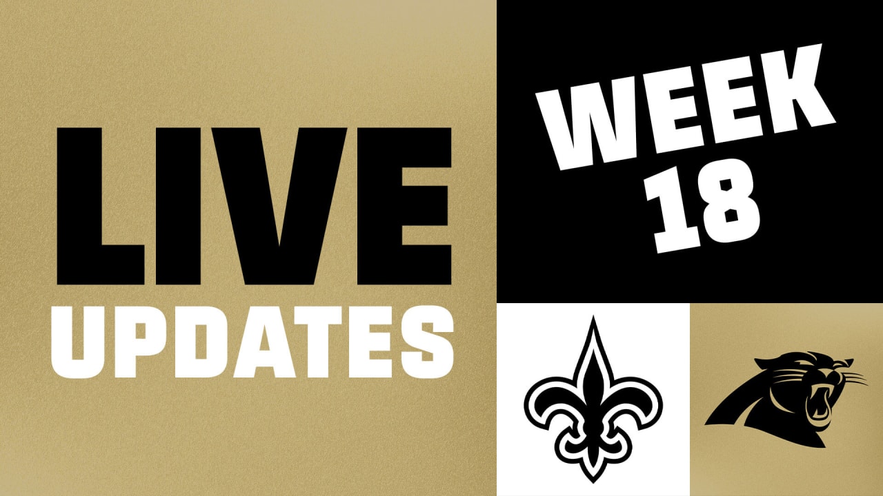 Carolina Panthers at New Orleans Saints Live Game Updates - TBD