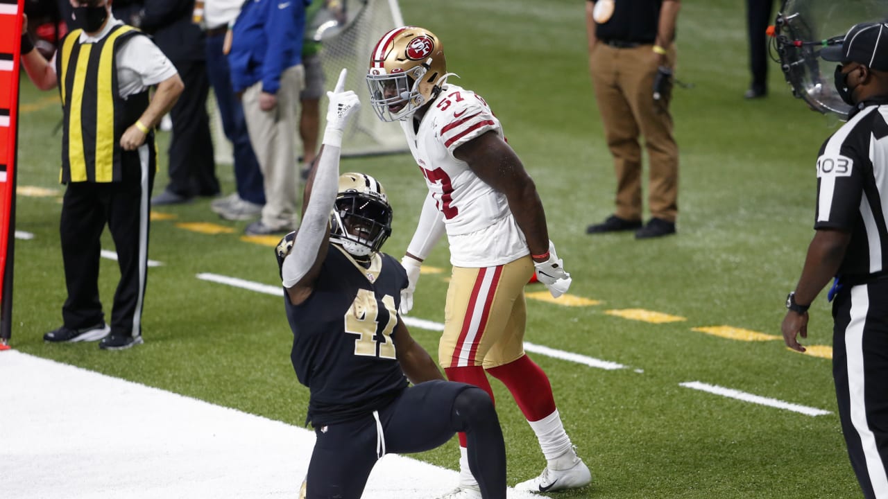 Alvin Kamara, Saints reach new lows in shutout loss to 49ers