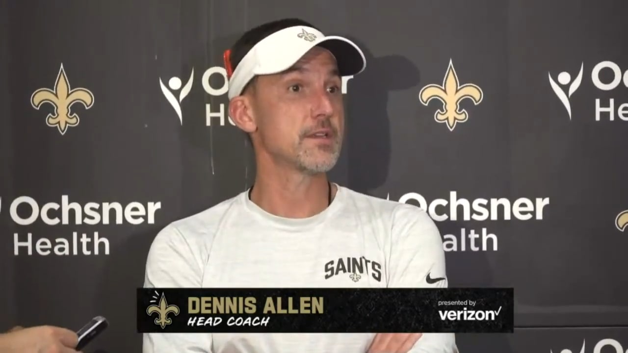 Saints Rookie Minicamp 2022 New Orleans Saints Head Coach Dennis Allen