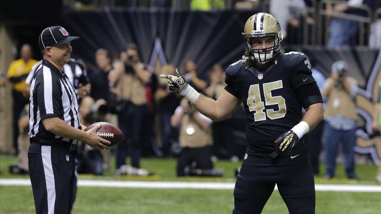 New Orleans Saints fullback Jed Collins 1yard TD