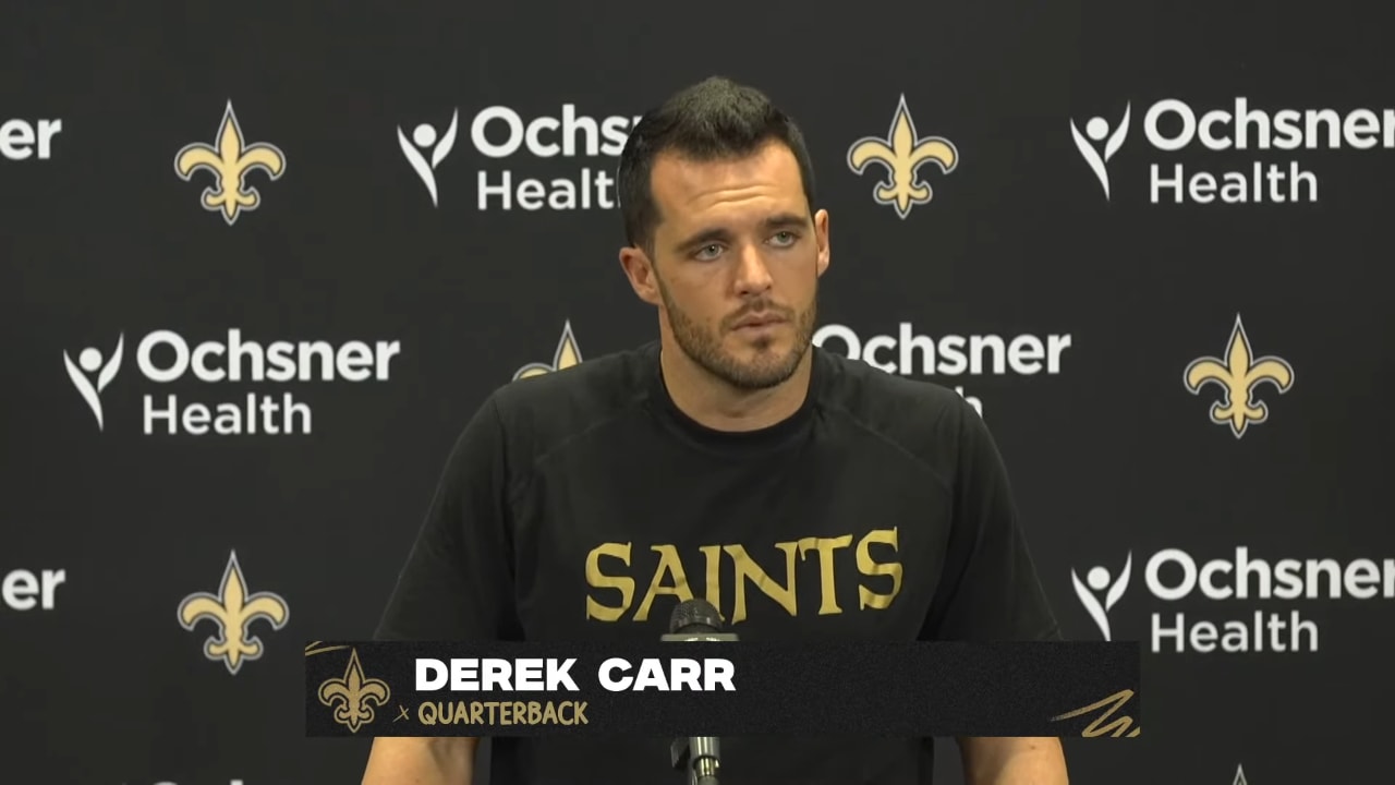 Saints QB Derek Carr on importance of being on the same page