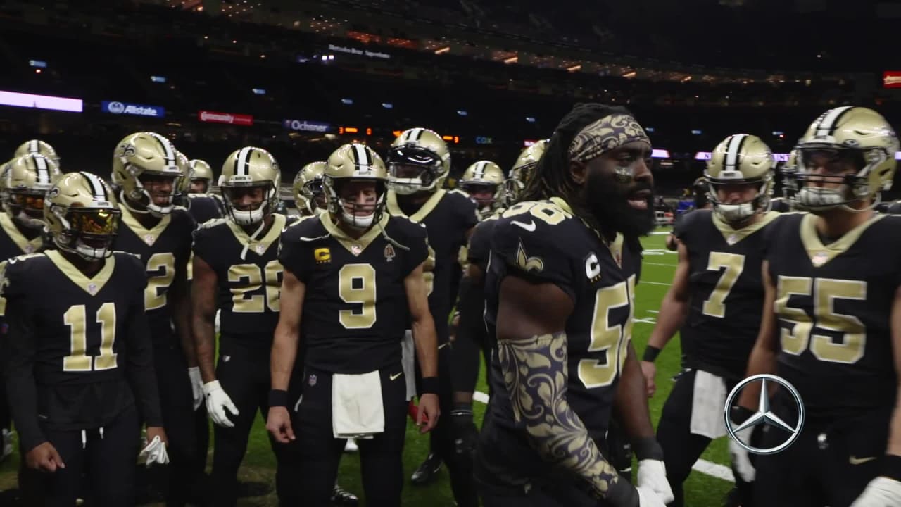 Saints Pregame Huddle vs. 49ers