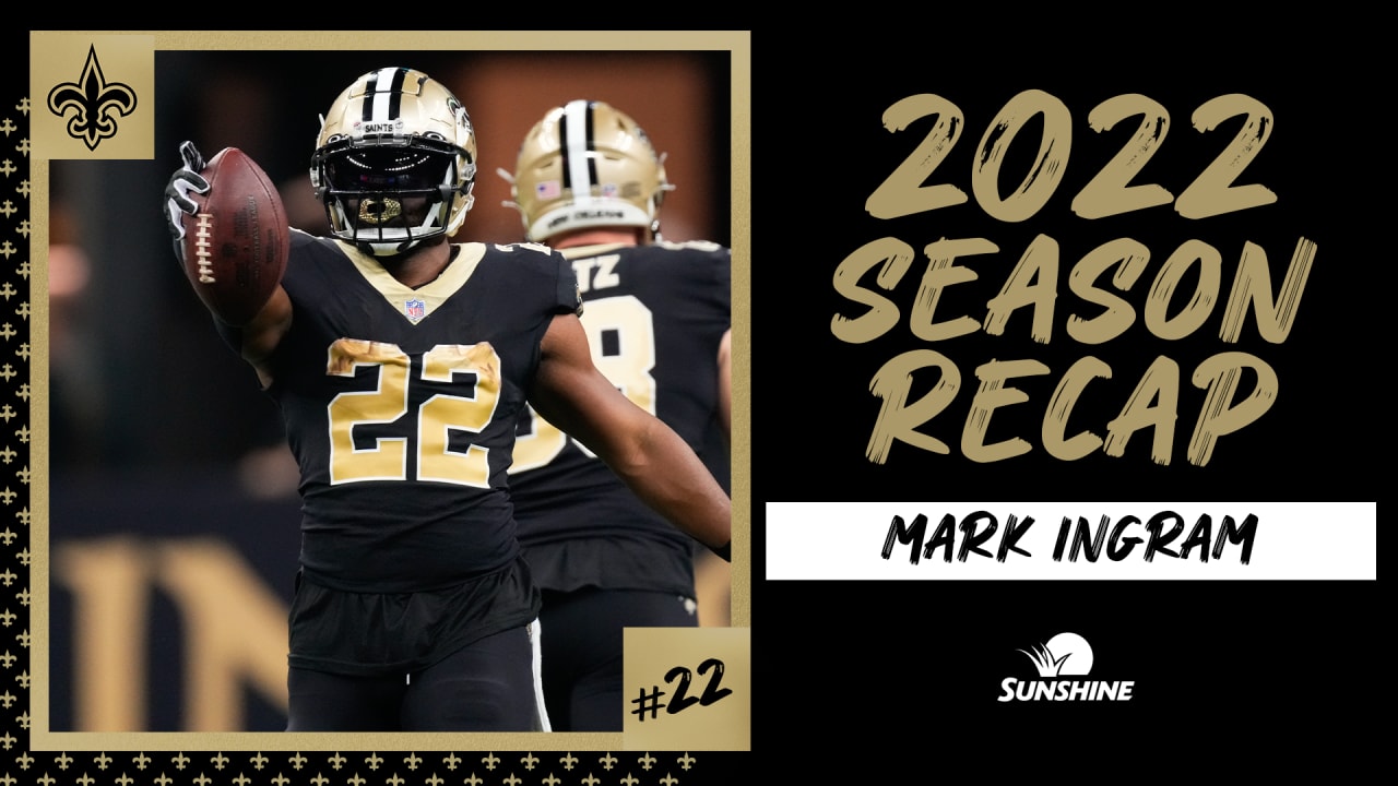 Running back Mark Ingram  New Orleans Saints 2022 season recap