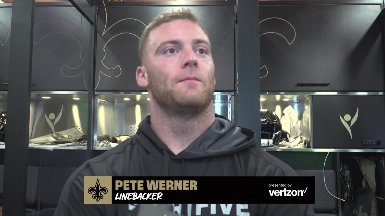 Lack of practice for Saints LB Pete Werner is a growing concern