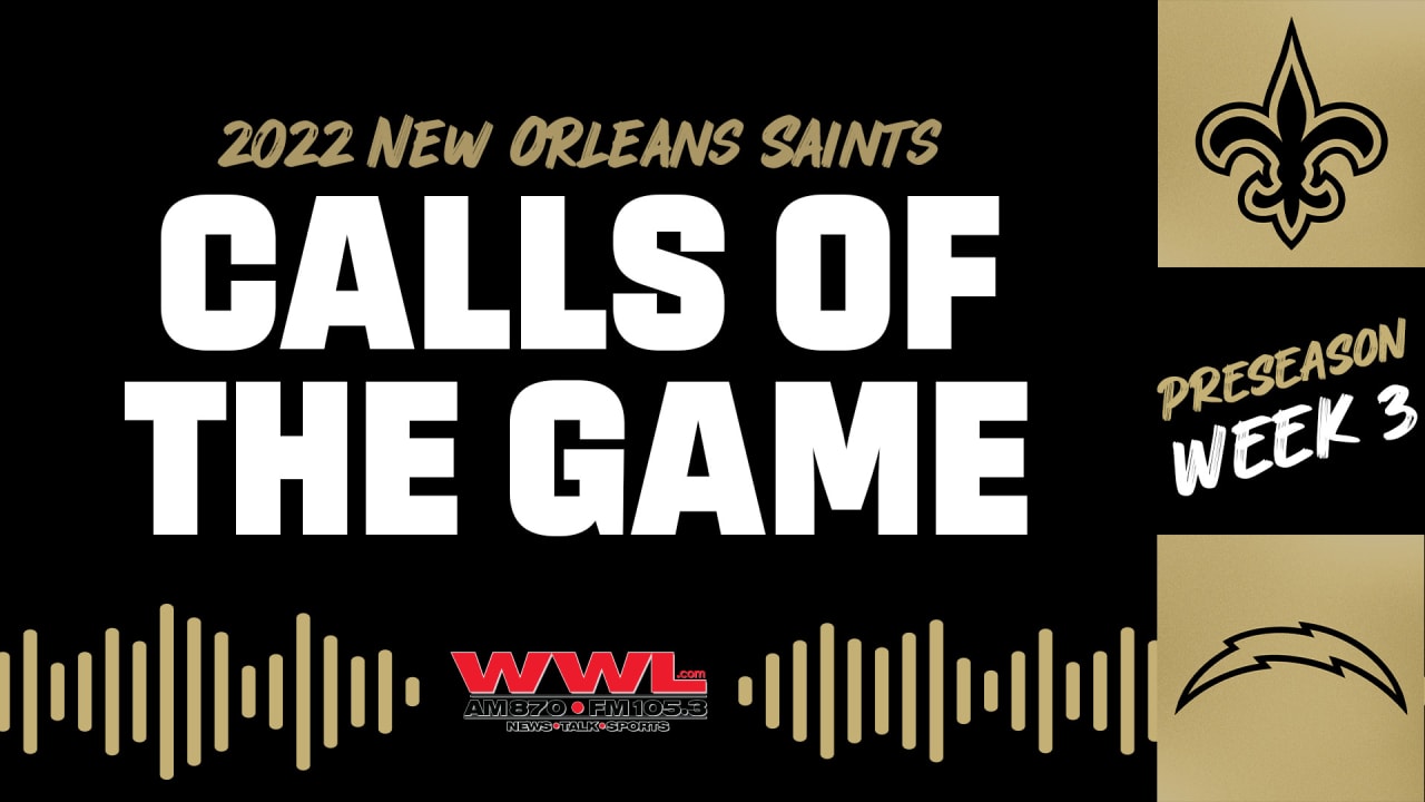 Saints Vs. Chargers Calls Of The Game | 2022 NFL Preseason Week 3