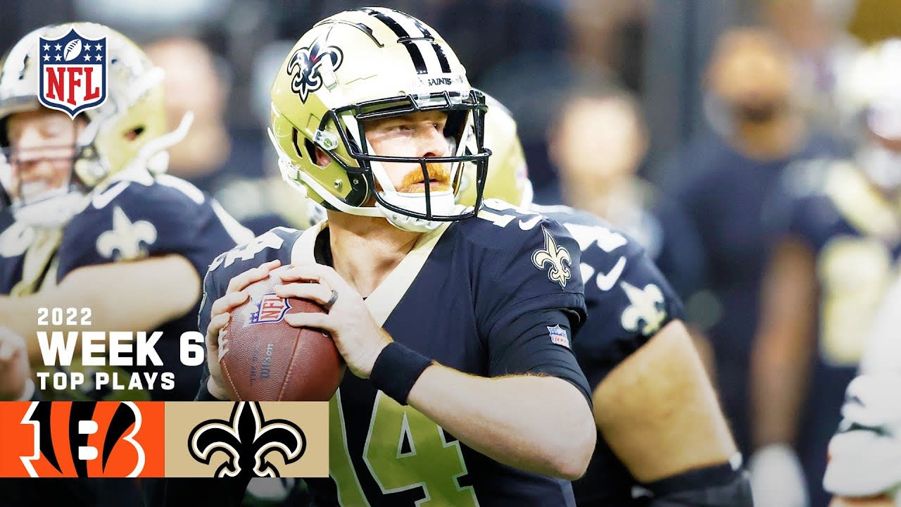 New Orleans Saints' Top Plays vs. Cincinnati Bengals Week 6 Highlights