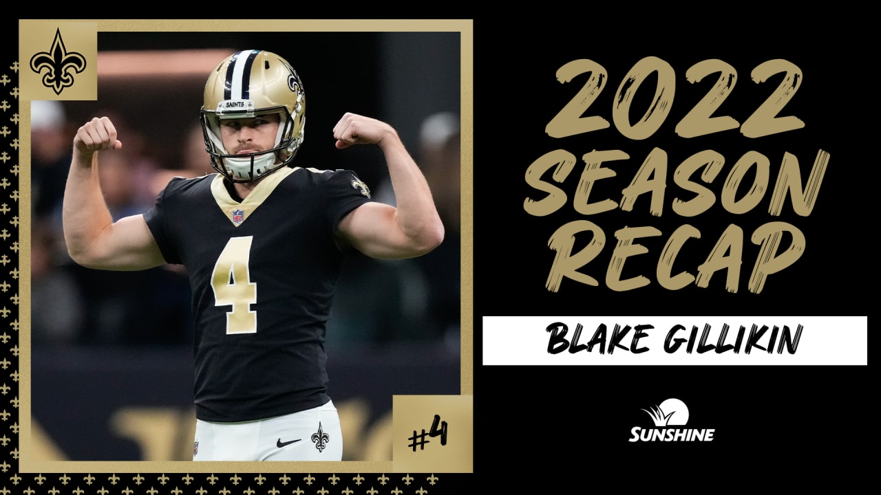 Punter Blake Gillikin  New Orleans Saints 2022 season recap