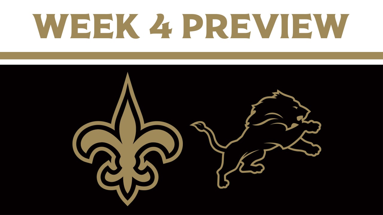 Saints vs Lions 2020 Week 4 Preview: Series History, Facts, Statistical  Comparisons