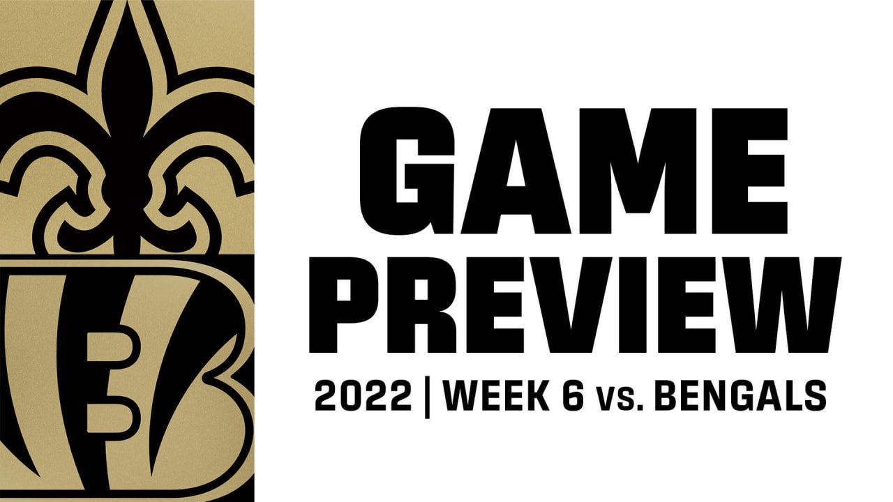 New Orleans Saints vs Cincinnati Bengals Week 6 Game Preview