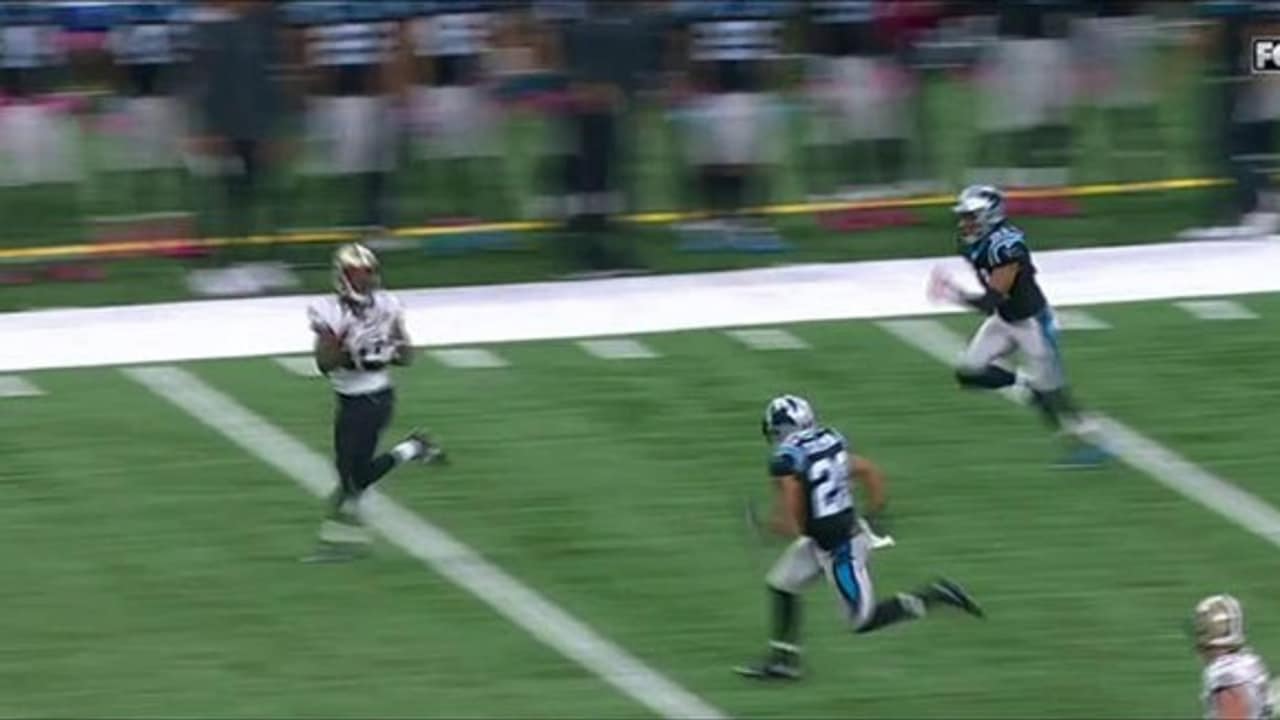 Drew Brees' Perfect Pass to Brandin Cooks for an 87-Yard TD