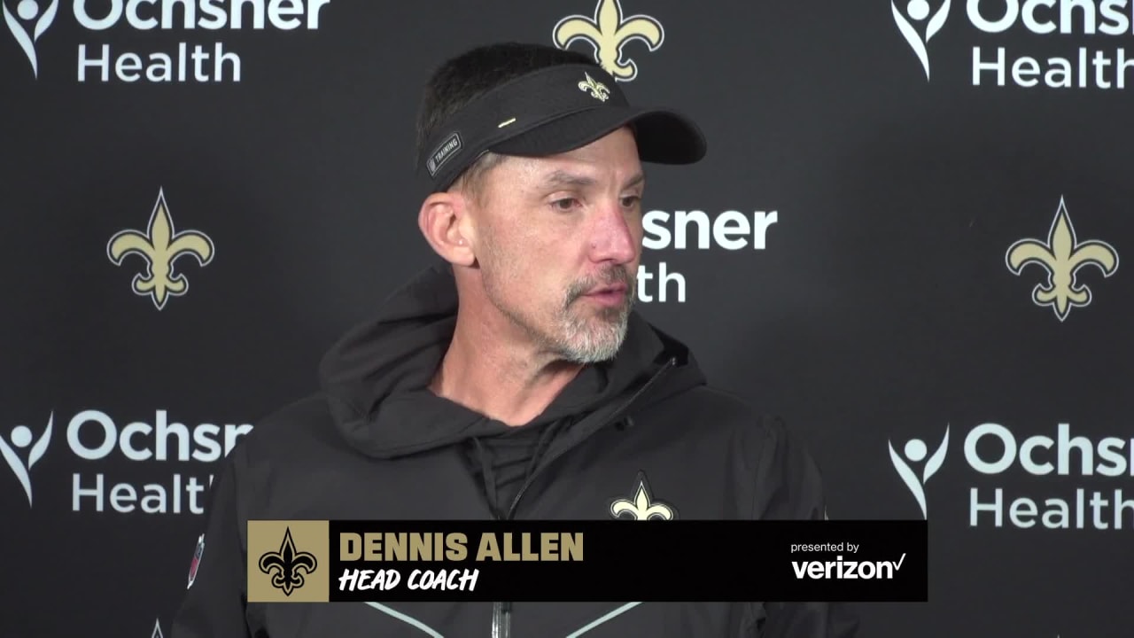 New Orleans Saints Head Coach Dennis Allen On Jameis Winston, Michael ...