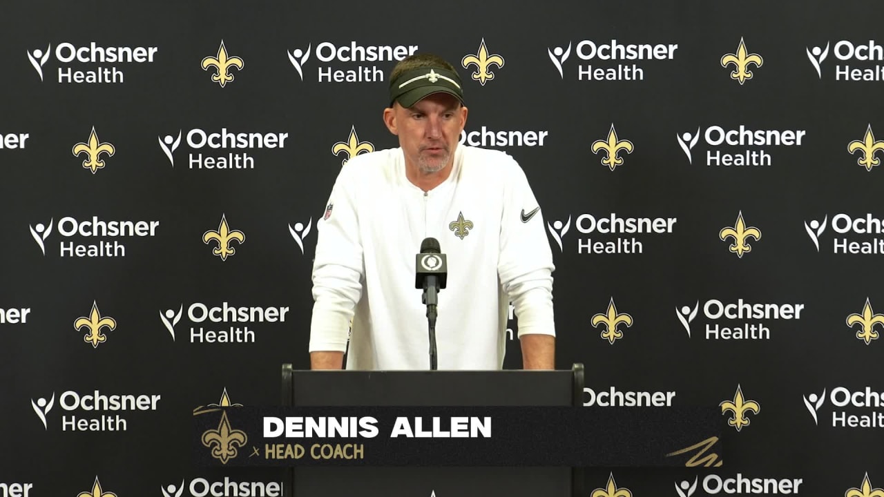 Dennis Allen previews Week 4 2023 against Tampa Bay Buccaneers ahead of  2023 NFL Week 4