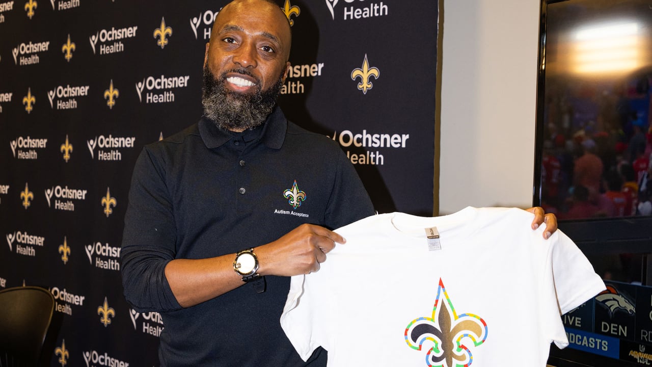 New Orleans Saints NFL Special Fearless Against Autism Hands