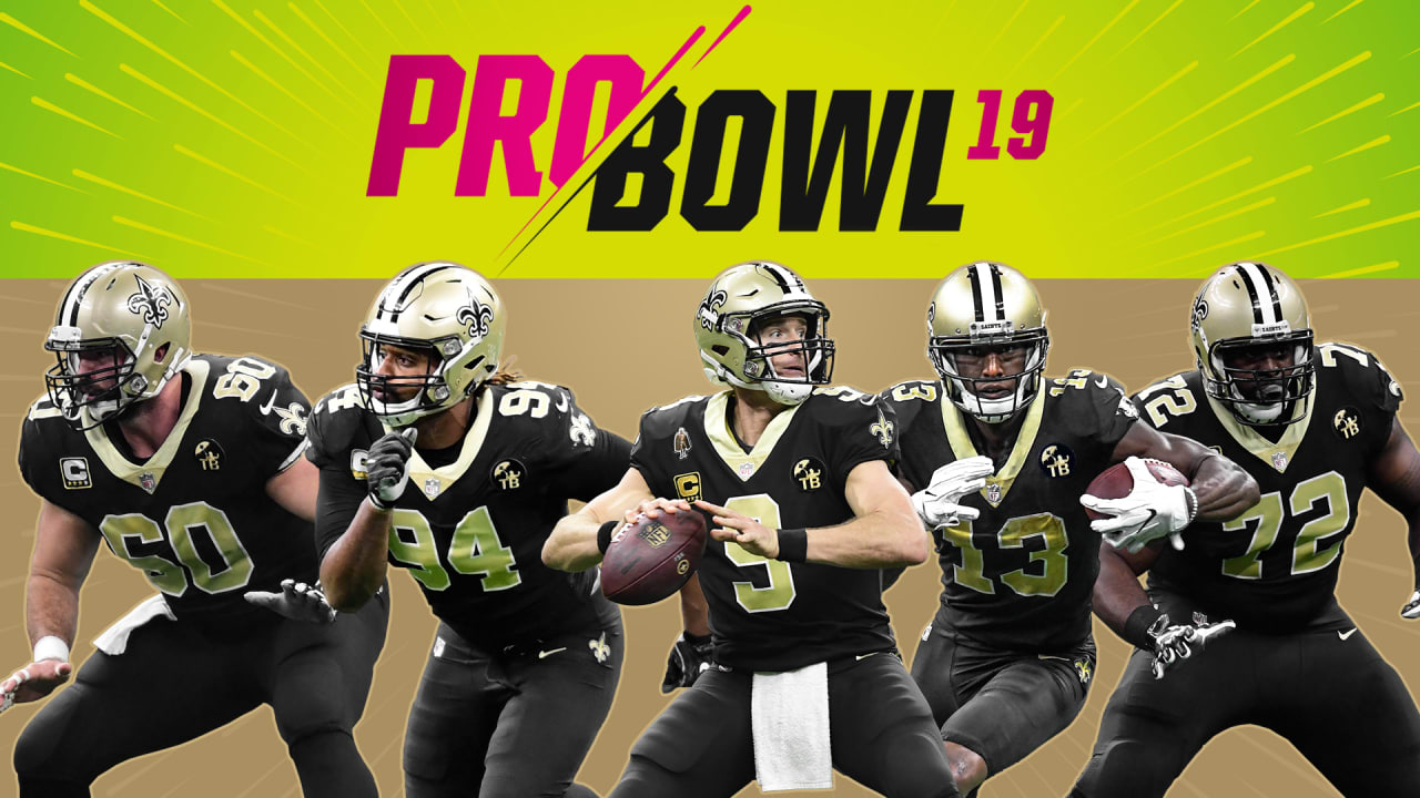 7 Saints selected to 2019 Pro Bowl