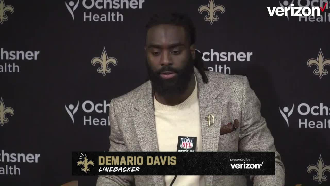 Demario Davis spurs optimism in return to New Orleans Saints practice