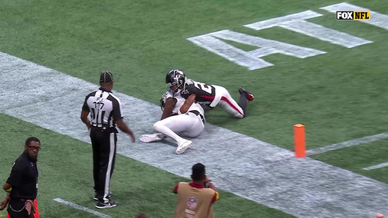 Saints WR Michael Thomas dives for 2nd TD of the game, Saints at Falcons  Highlights