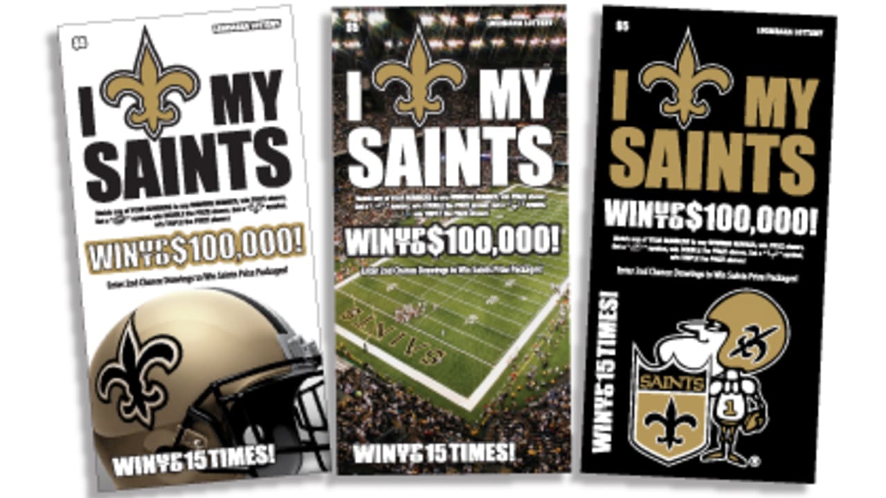 Louisiana Lottery Launch its Fourth Saints-Branded Scratch-off Game: I  Love My Saints