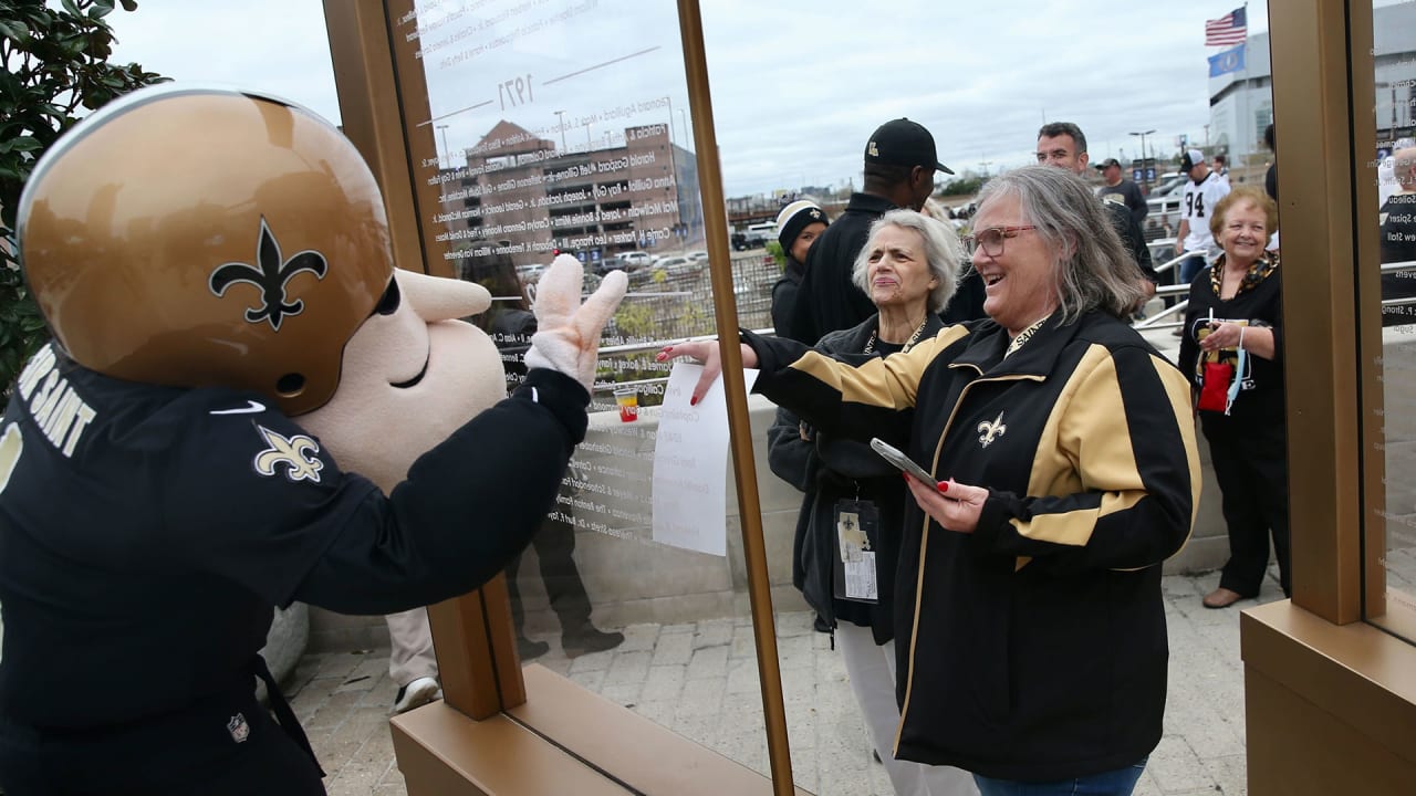 Saints season ticket holders added to 50-year monument