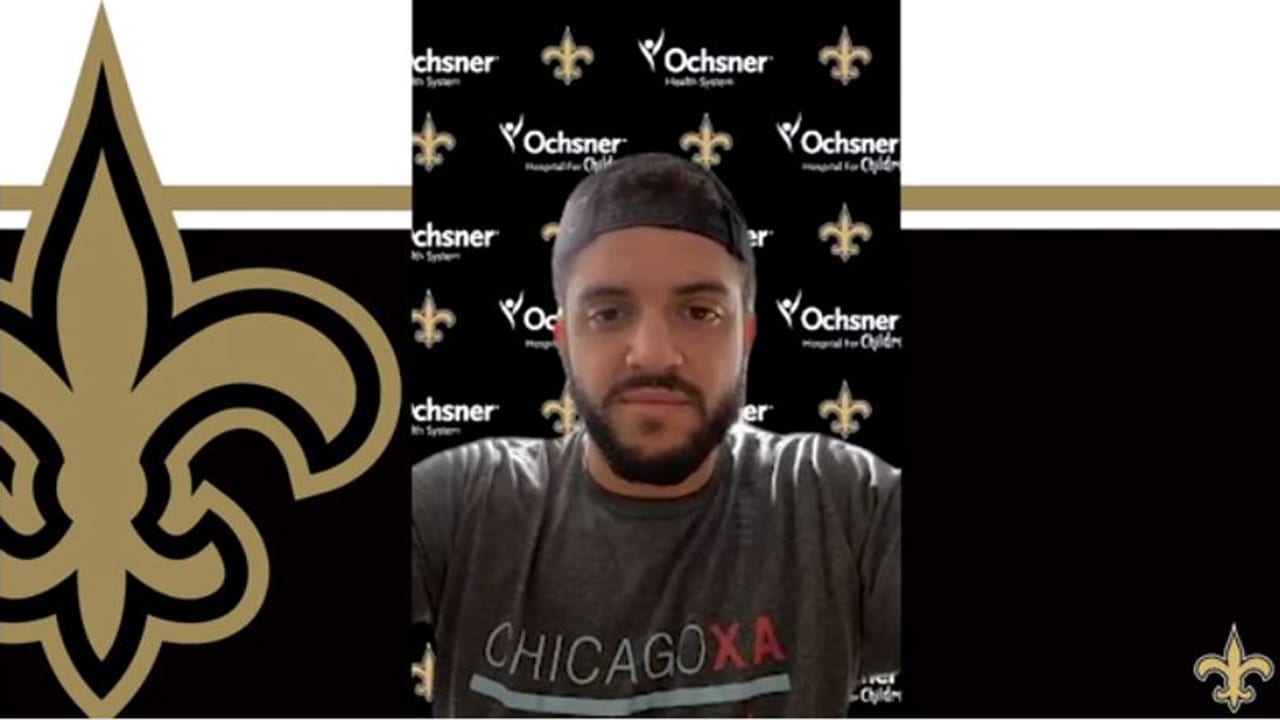 Saints wide receiver Austin Carr video conference call - 5/8/20