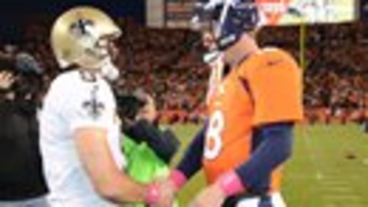 Peyton Manning breaks Drew Brees' NFL record for passing yards in a ...