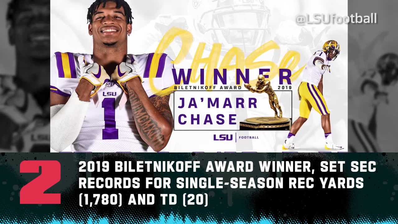 Five Fast Facts Ja'Marr Chase 2021 LSU Pro Day