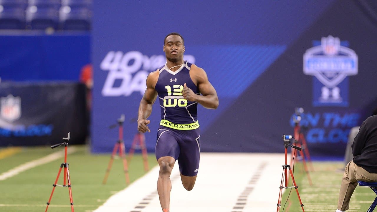 NFL combine day 2: Brandin Cooks turns up the heat, running backs take  center stage