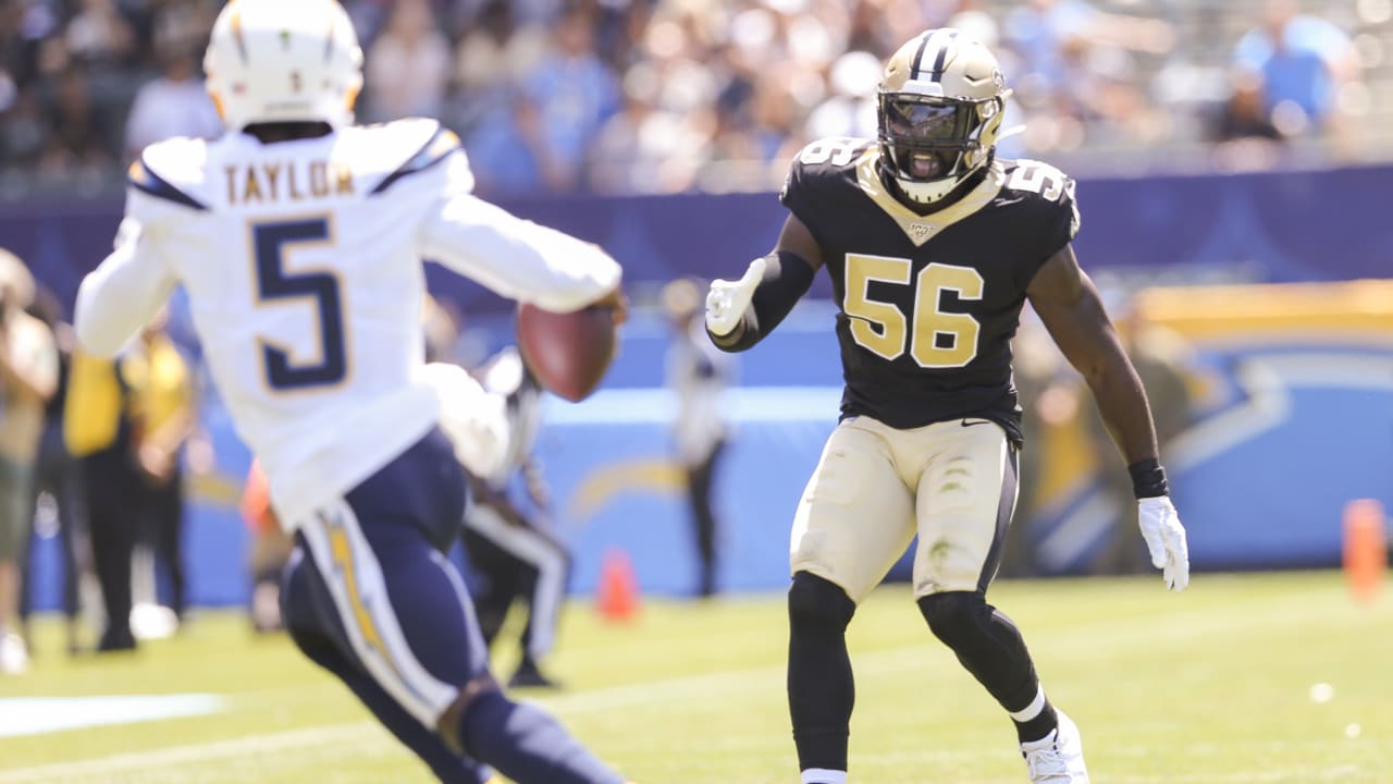 New Orleans Saints vs. Los Angeles Chargers on October 12, 2020  How