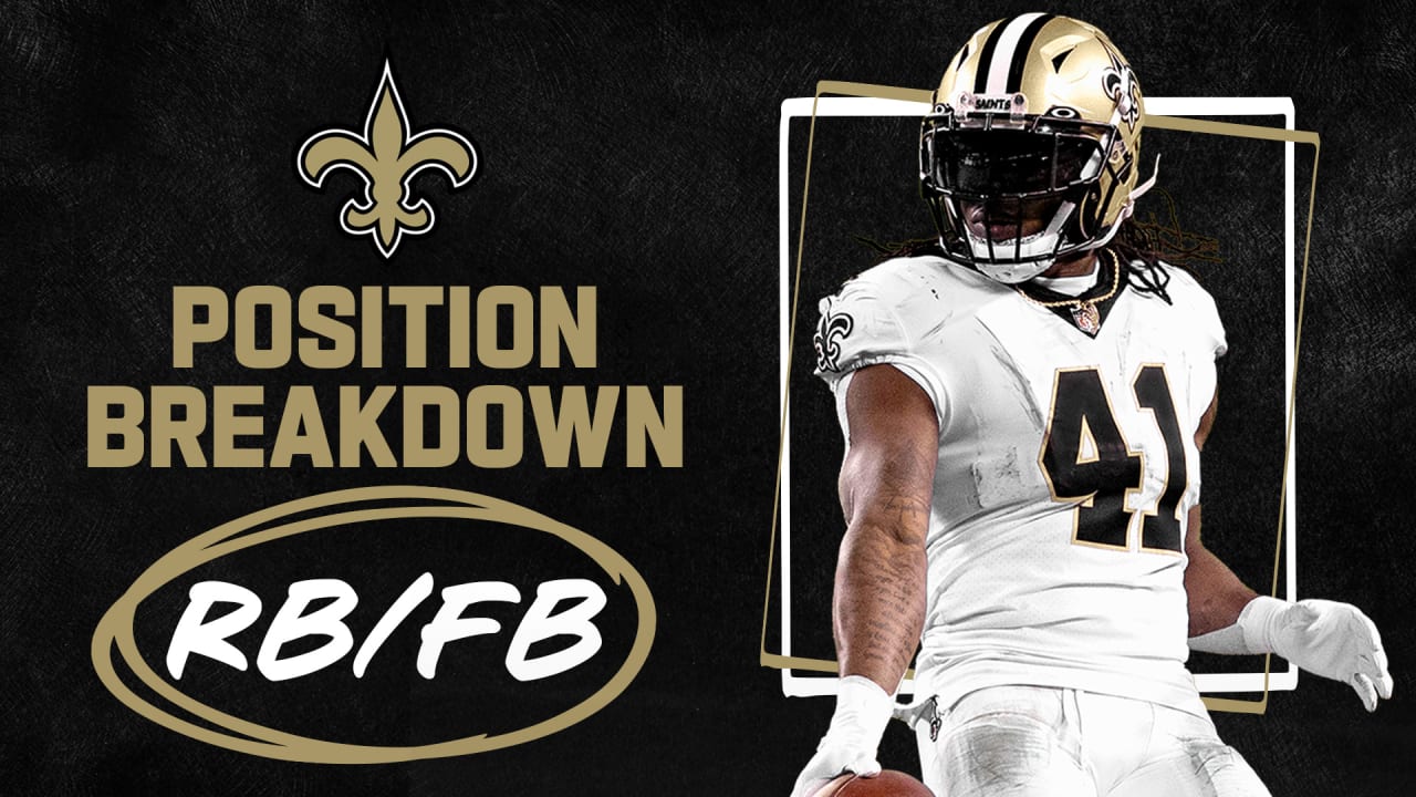 New Orleans Saints Running backs/fullbacks 2021 Roster Position Breakdown