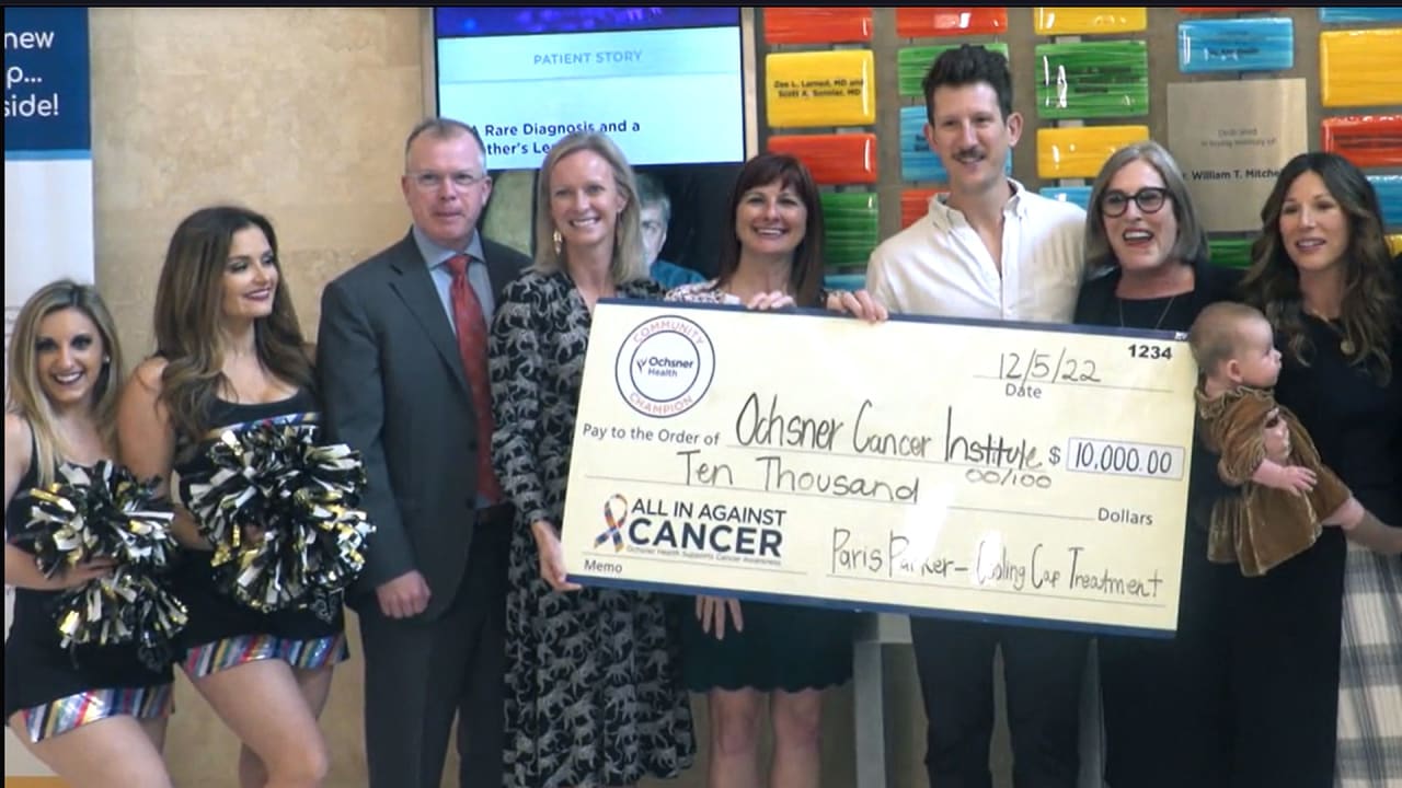 Paris Parker donates to Ochsner cancer patient treatments | New Orleans ...