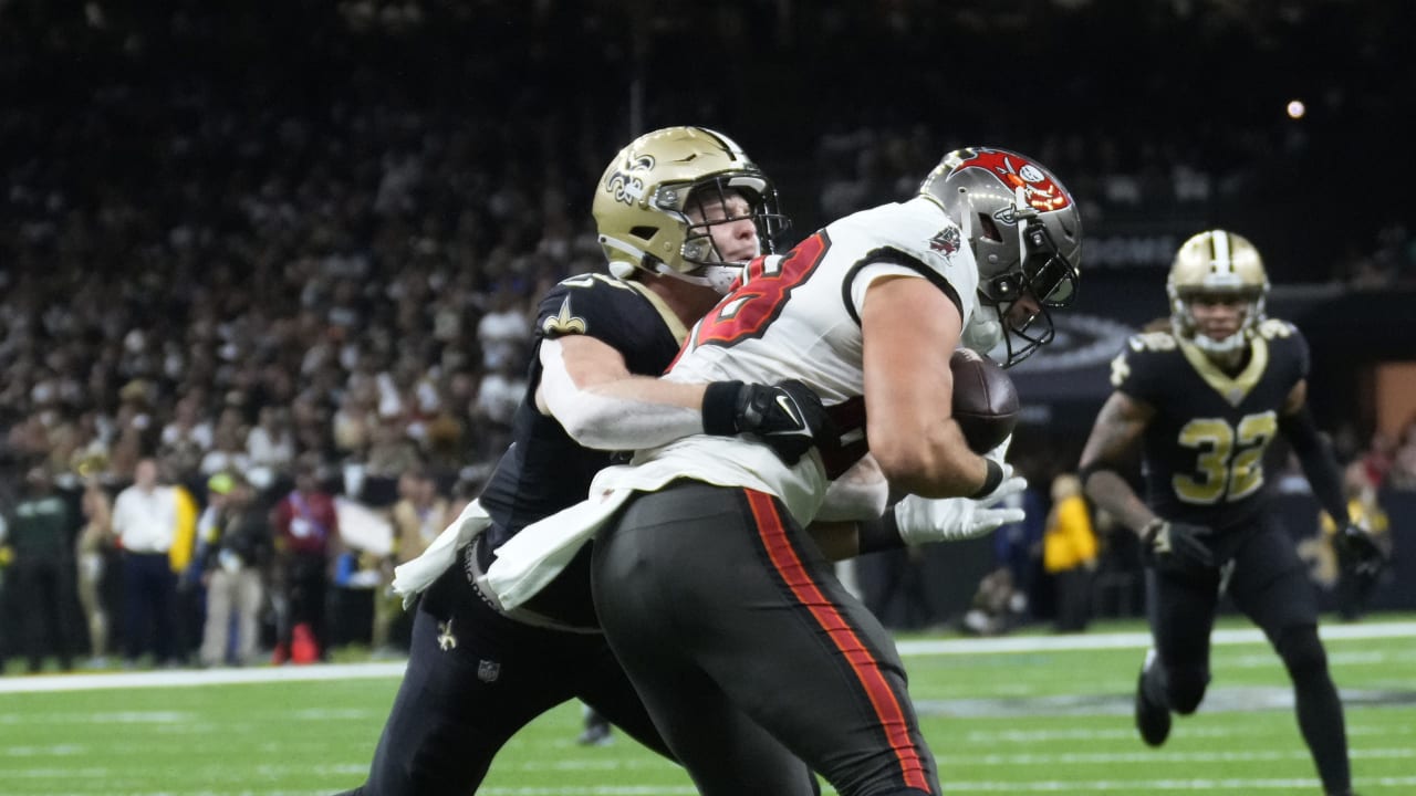 Pete Werner tips it, and Tyrann - New Orleans Saints