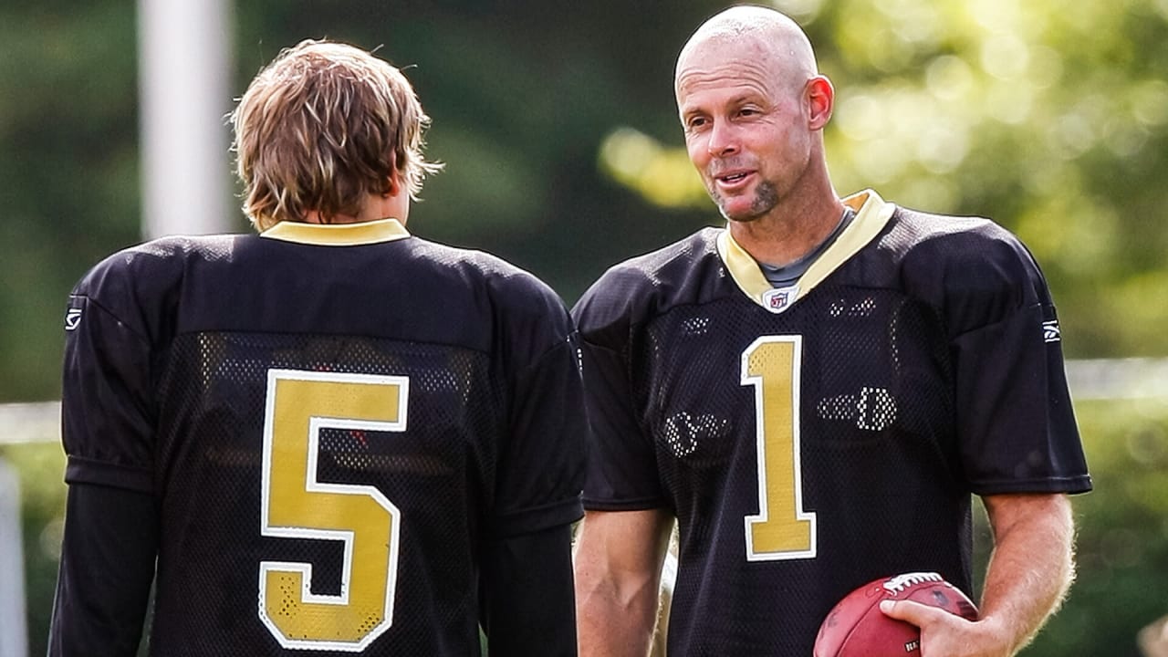 Aaron Brooks and John Carney inducted into the New Orleans Saints